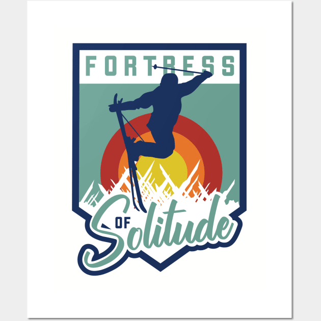 Fortress of Solitude Wall Art by MindsparkCreative